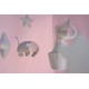Κρεμαστό κούνιας μωρού - Ροζ ελεφαντάκια